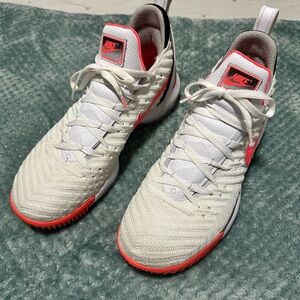 LEBRON 16 'AIR TECH CHALLENGE HOT LAVA WHITE' shoes